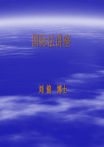 国际法讲座