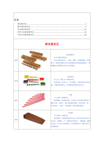 蒙氏教具88件简介