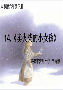 卖火柴的小女孩说课(第一课时)