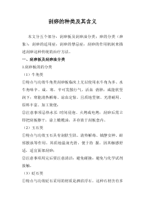 刮痧的种类及其含义