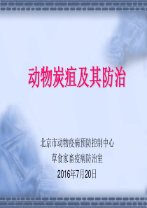 动物炭疽及其防治.