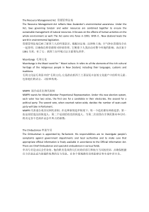 英语国家社会与文化(下)名词解释(中英)