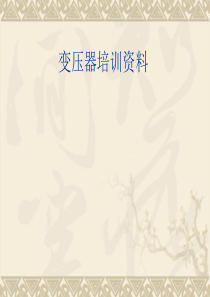 变压器培训资料(新)