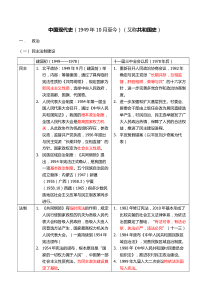 北京高三一轮复习讲义中国现代史