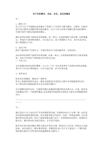 关于风机静压动压全压余压的概念