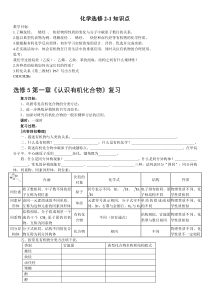 化学选修1教案