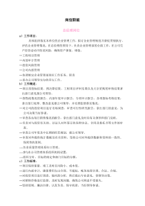 化工厂管理制度(岗位职责篇)