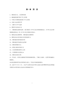 军理理论考试重点