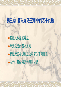 第三章-有限元法应用中的若干问题.