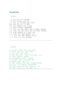 全年精选摄影线路