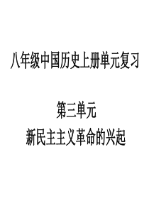 八年级中国历史上第3单元复习课件.