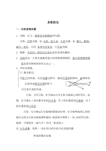 八年级物理《多彩的光》课件