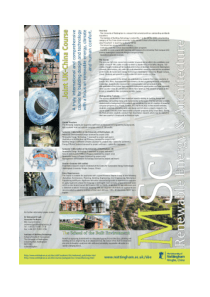 可再生能源与建筑学理学硕士-NottinghamUni