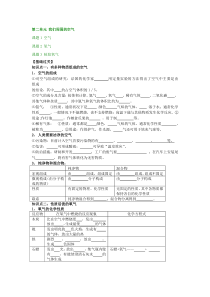 初中化学第二单元我们周围的空气