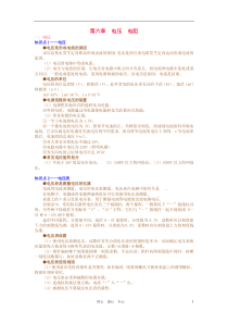 初中物理知识电学