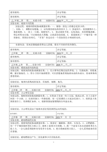 六年级科学实验报告