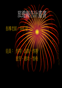 旅游报告计画书