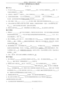 八年级下册物理知识点梳理