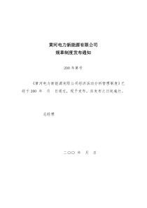 新能源经济活动分析制度