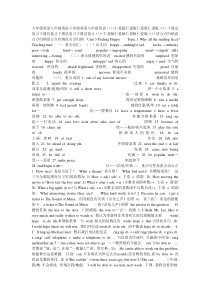 八年级英语(仁爱版)下册总复习