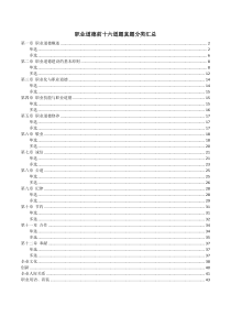 人力资源职业道德考题重点20162