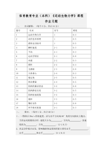 体育教育专业_运动生物力学试题