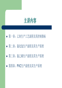 氯碱化工PVC生产技术XXXX