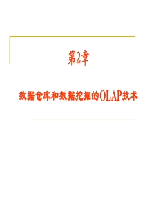 数据仓库和数据挖掘的OLAP技术(武汉大学-李春葆)
