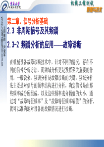 信号频谱分析的应用