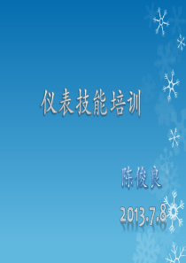 仪表技能培训_.