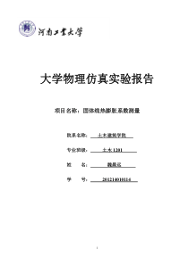 仿真实验报告魏晨远