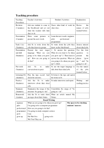 初中英语微课教案