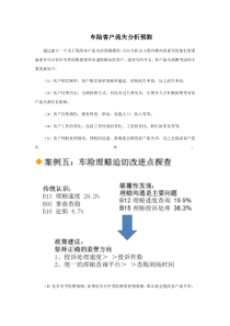 车险客户流失分析方法