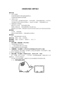 串联和并联教学设计