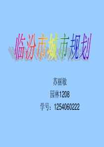 临汾城市规划战略.