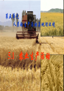 高中地理课件高中地理课件农业生产活动12346456234