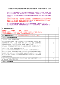 五石油化工企业安全防护设施安全检查表马麻090429