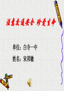 交通安全班会.
