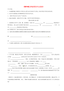 云南省昆明市宜良县第五中学九年级化学下册《酸和碱之间会发生什么反应》学案