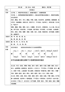 五上语文知识梳理第二单元甄月颖