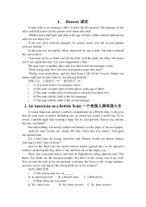英语趣味阅读20篇