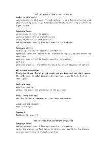 牛津7aUnit-3-friends-from-other-countries教案
