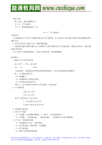 中考化学我们周围的空气2