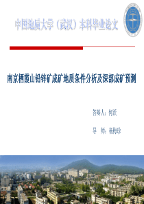 中国地质大学毕业论文.