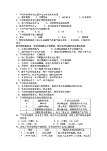 九年级化学上册提优测试题
