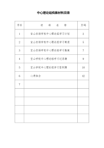 中心理论组学习记录册