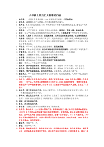 中考人教版历史人物归纳总结