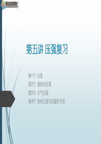 中考物理压强复习.