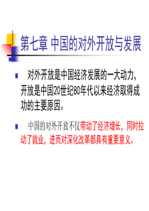 中国的开放国情与发展战略