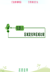 专题八区位定位与区域比较.
